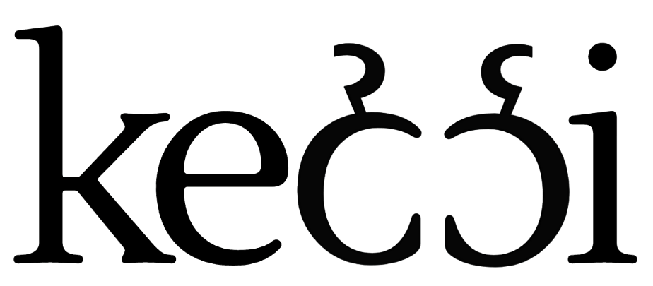Brand logo with mirrored goat horn accents, evoking balance and individuality